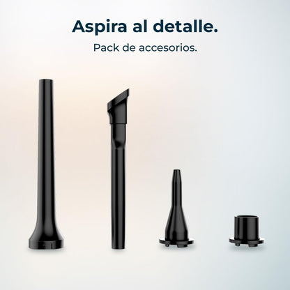 Cecotec Aspiradora De Mano Sin Cable Motor BLDC Conga Rockstar Micro Hand. 80W, Potencia De Succión 12Kpa, Función De Aspirado Y Soplado, 2 Modos, Autonomía 25Mins, Kit De Accesorios