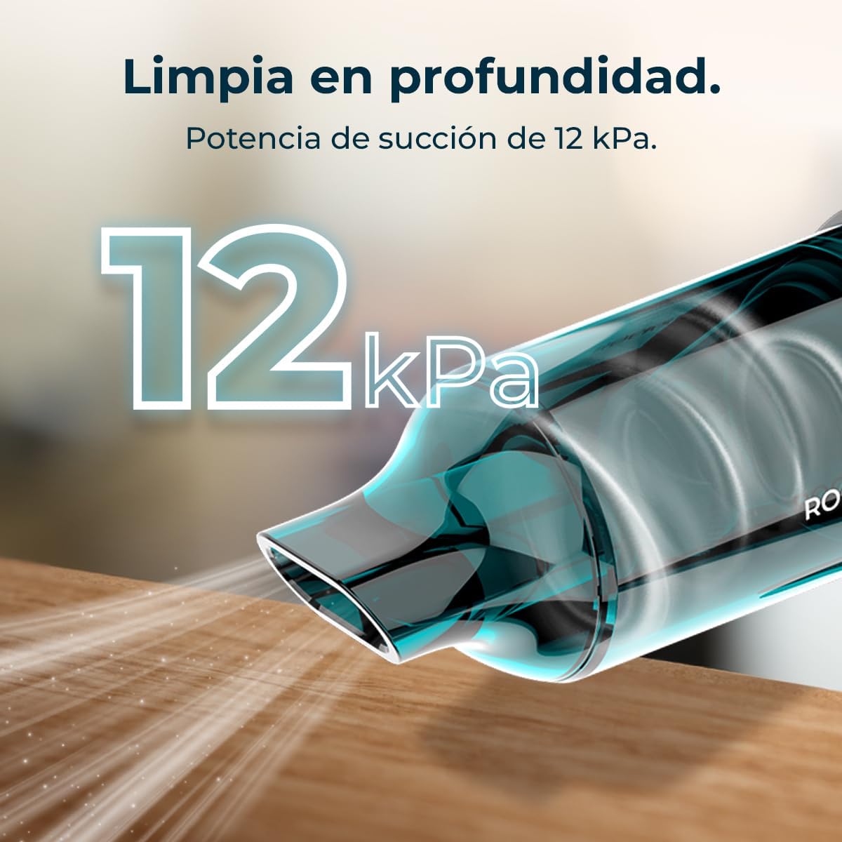 Cecotec Aspiradora De Mano Sin Cable Motor BLDC Conga Rockstar Micro Hand. 80W, Potencia De Succión 12Kpa, Función De Aspirado Y Soplado, 2 Modos, Autonomía 25Mins, Kit De Accesorios