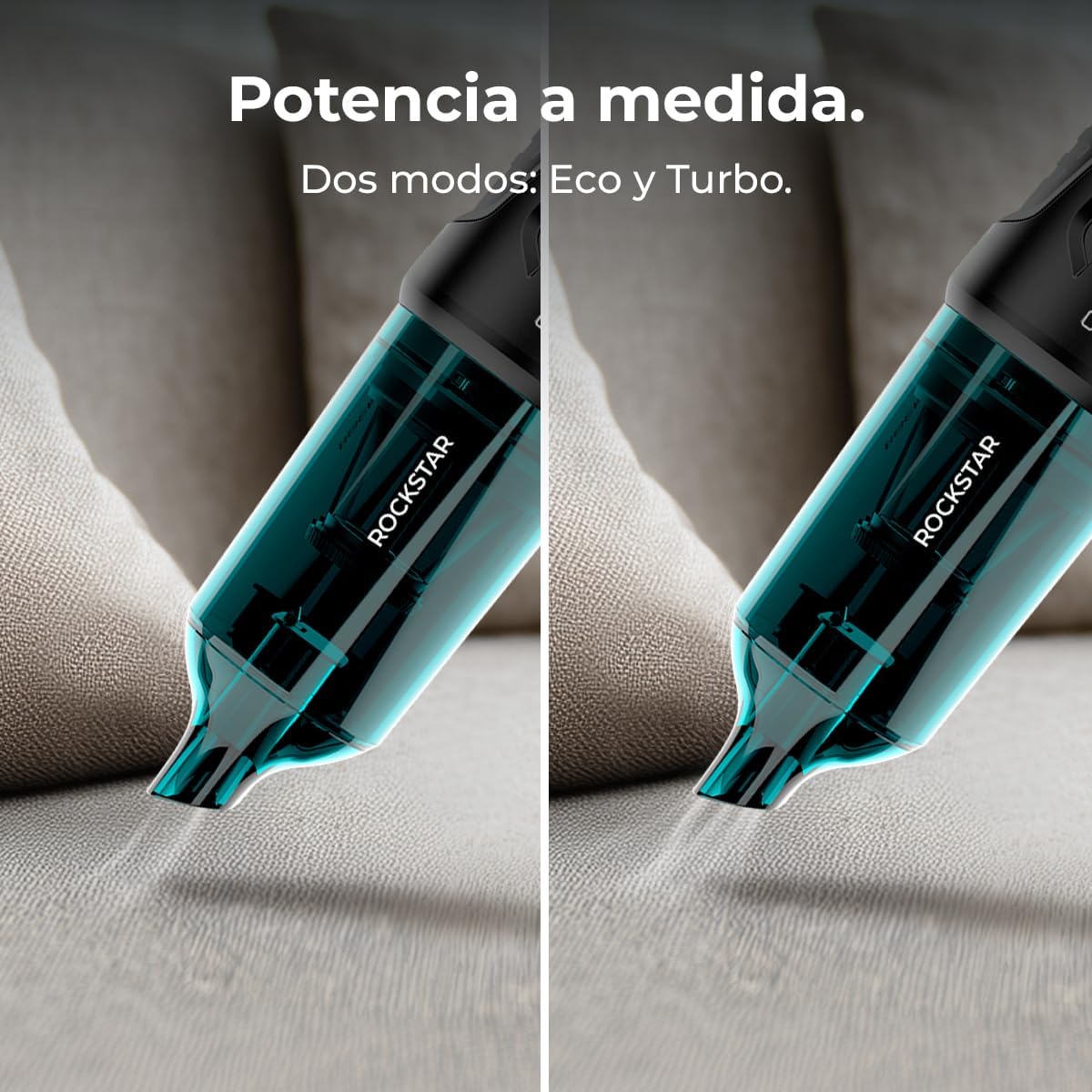Cecotec Aspiradora De Mano Sin Cable Motor BLDC Conga Rockstar Micro Hand. 80W, Potencia De Succión 12Kpa, Función De Aspirado Y Soplado, 2 Modos, Autonomía 25Mins, Kit De Accesorios